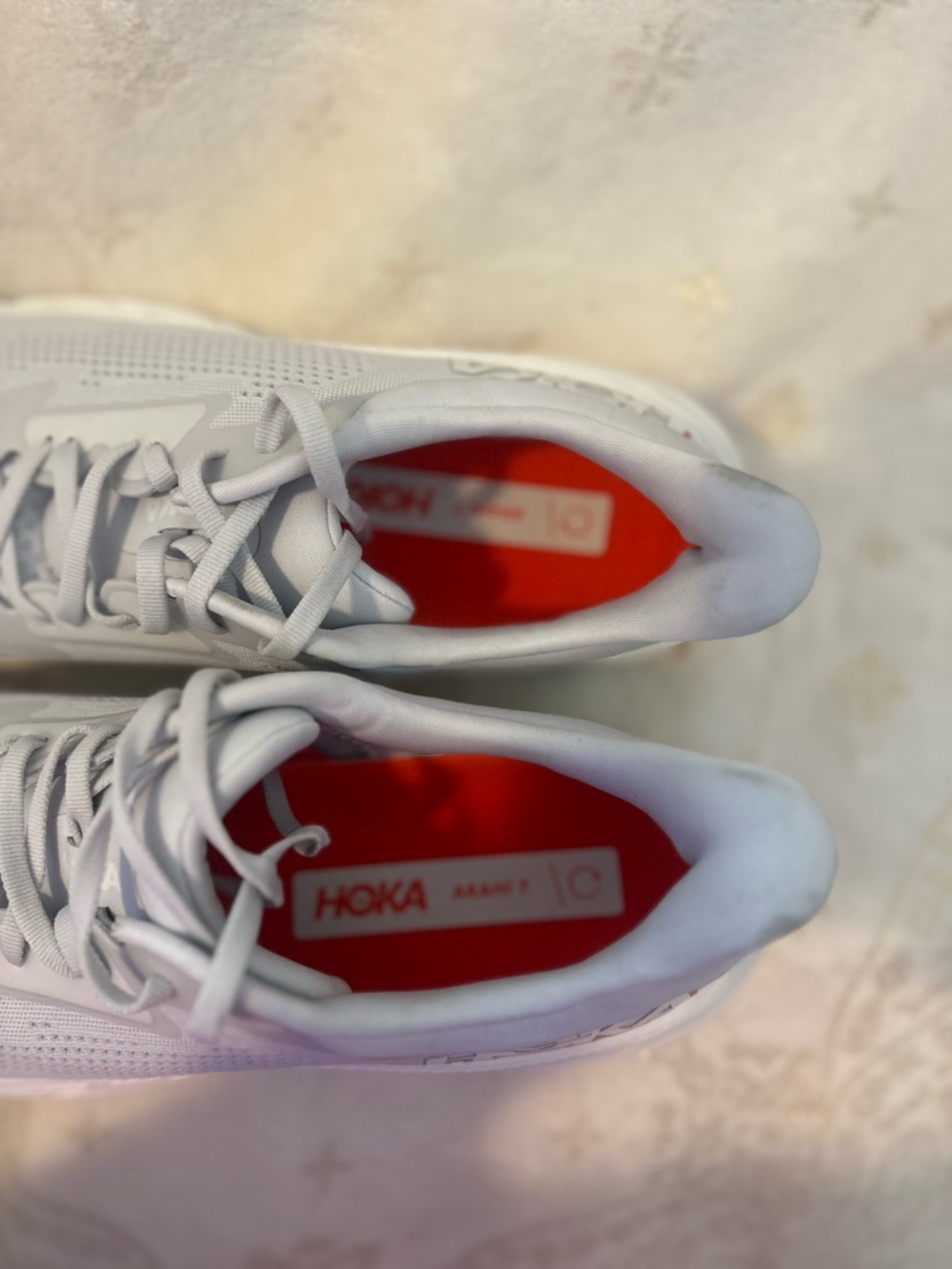 HOKA Arahi 7 Men’s Running Shoes Size 11D Grey Red Stability Sneakers New No Box - Picture 6 of 7